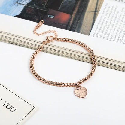 Women Pendant Bead Bracelet