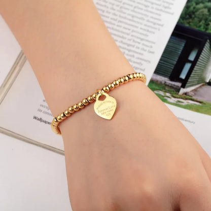 Women Pendant Bead Bracelet