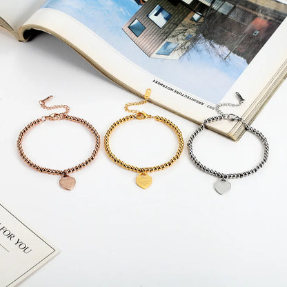 Women Pendant Bead Bracelet