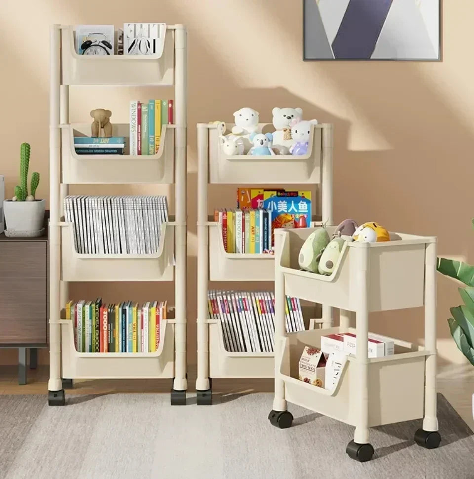 Trolley Bookshelf Storage