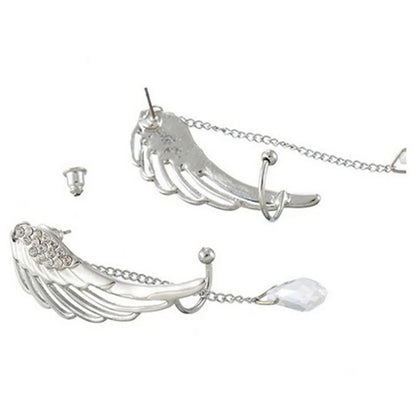 Sterling Silver Wing Earrings