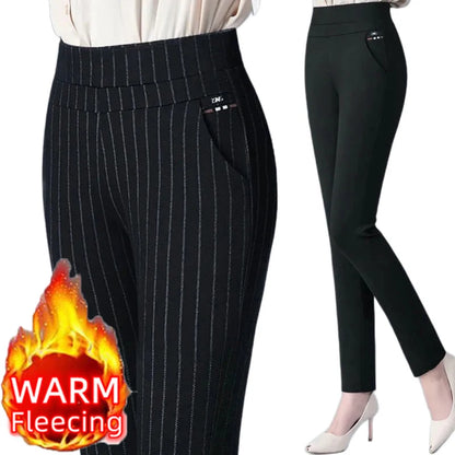 Stripes Formal Ankle Trousers