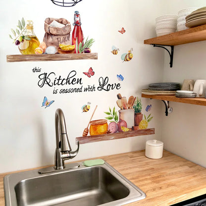 Butterflies Kitchen Wall Sticker