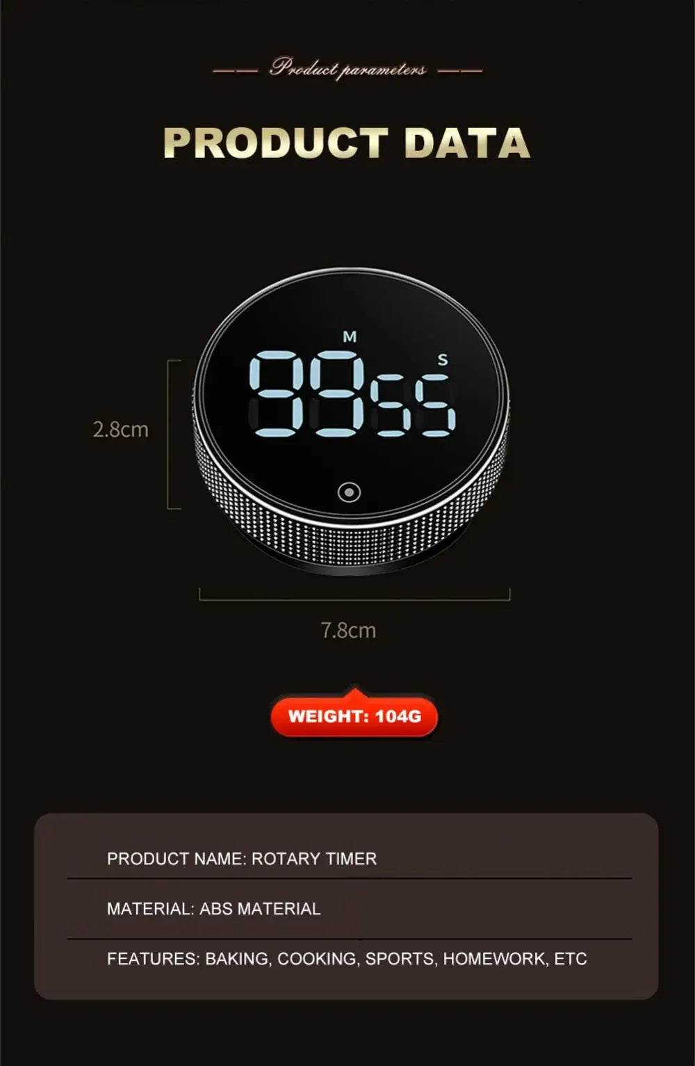 Digital Timer Stopwatch Alarm