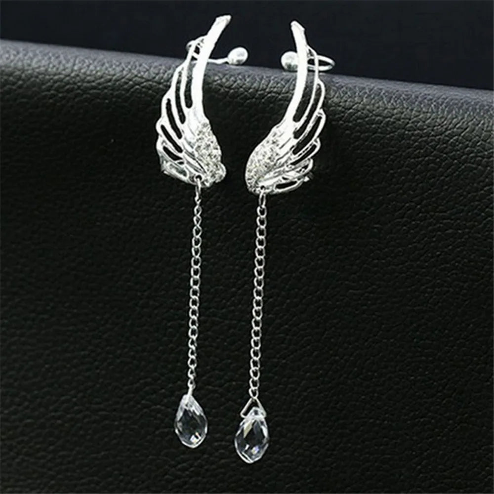 Sterling Silver Wing Earrings