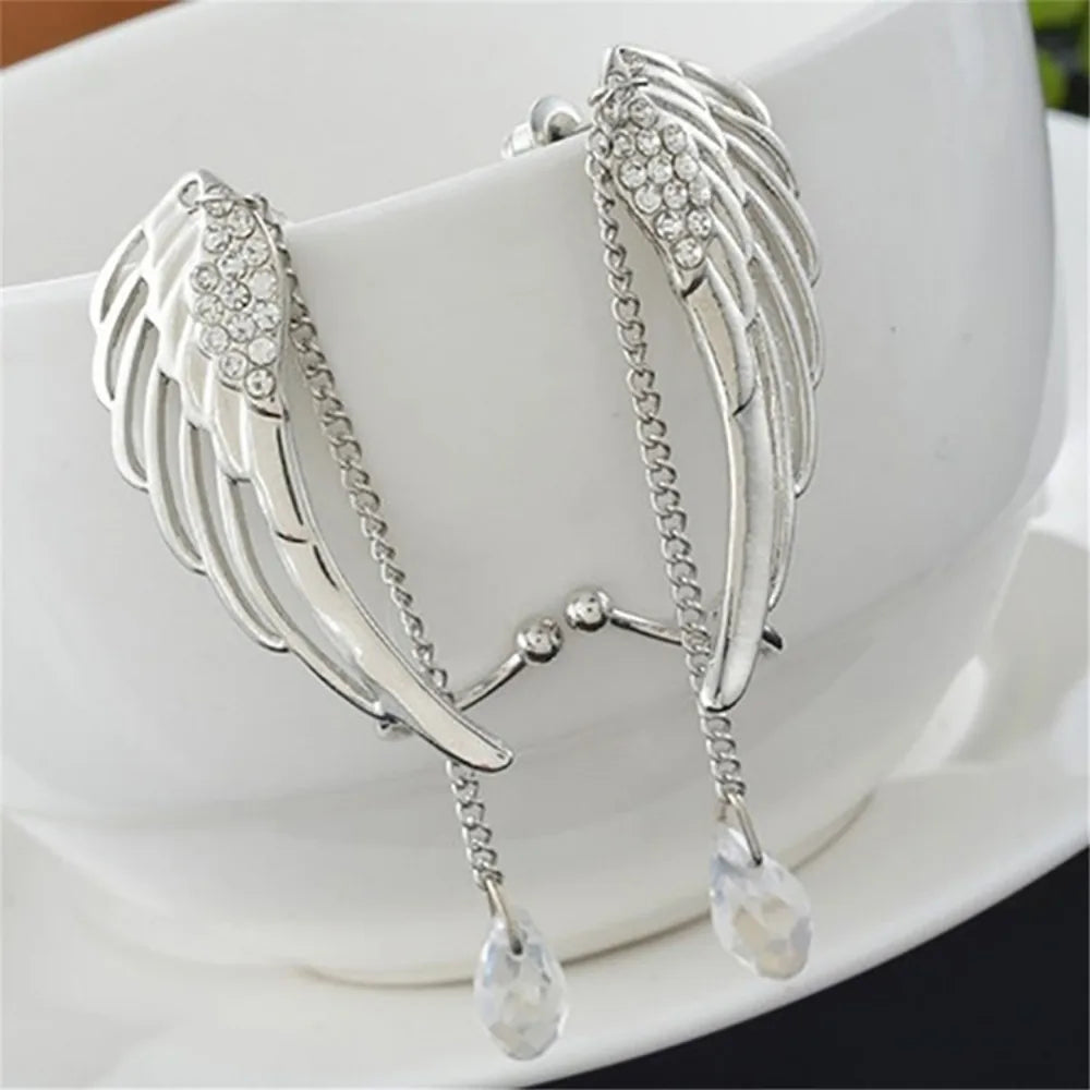 Sterling Silver Wing Earrings