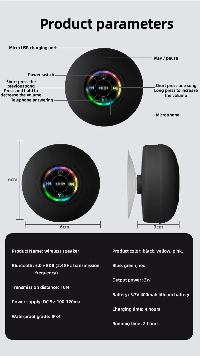 Waterproof Bluetooth Speaker