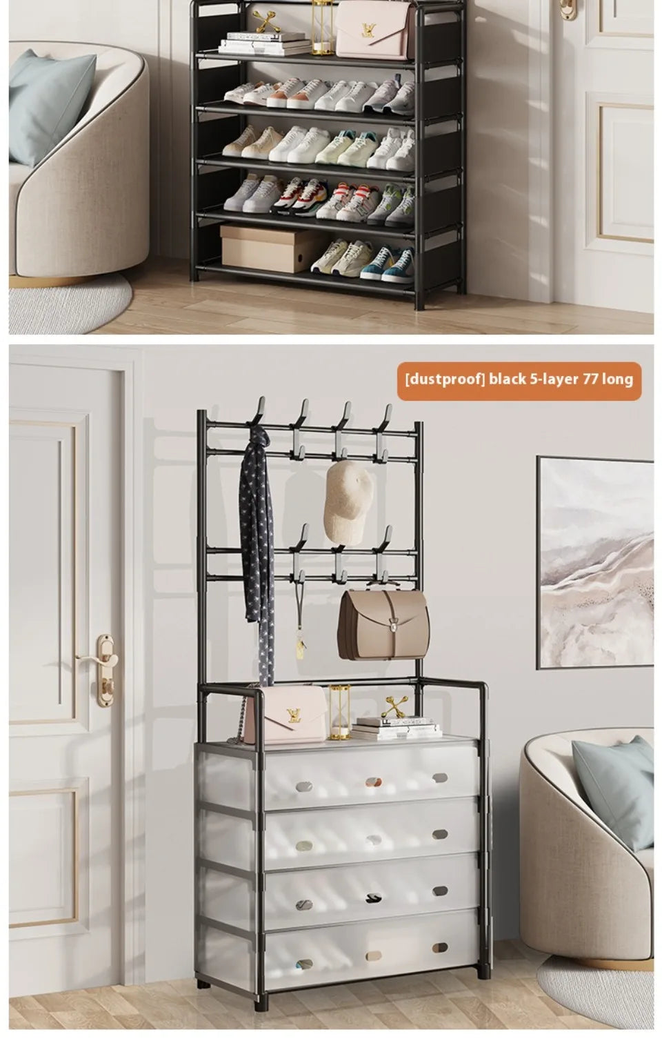 Multi-Layer Shoe Rack