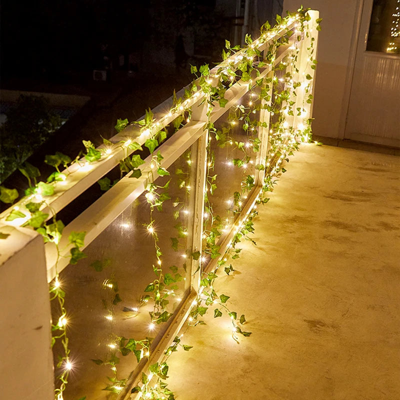 LED Maple Leaf Fairy Lights