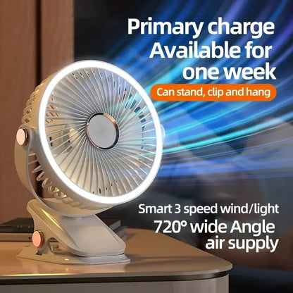 USB Rechargeable Table Fan