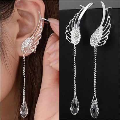 Sterling Silver Wing Earrings