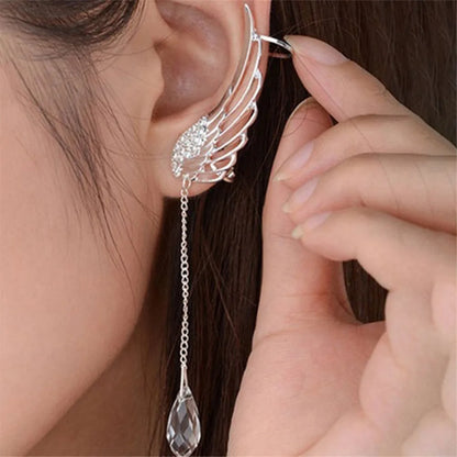 Sterling Silver Wing Earrings