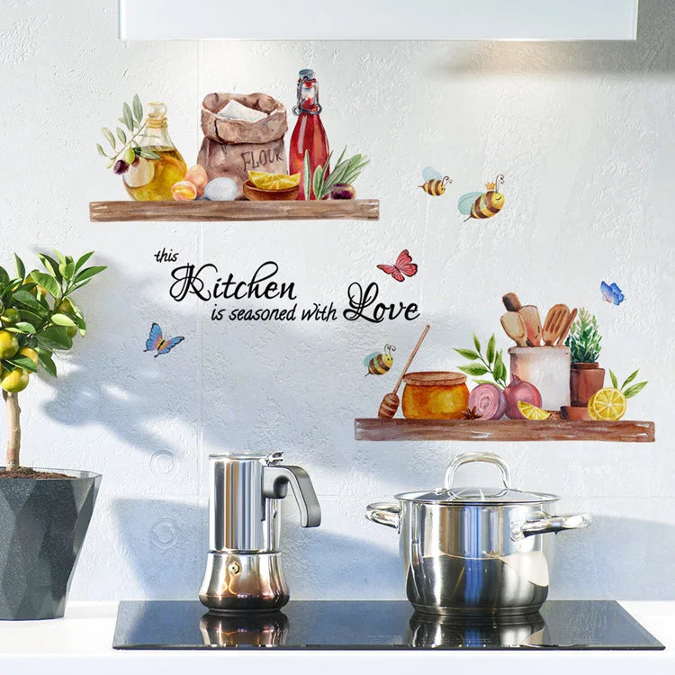 Butterflies Kitchen Wall Sticker