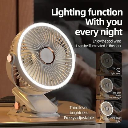 USB Rechargeable Table Fan