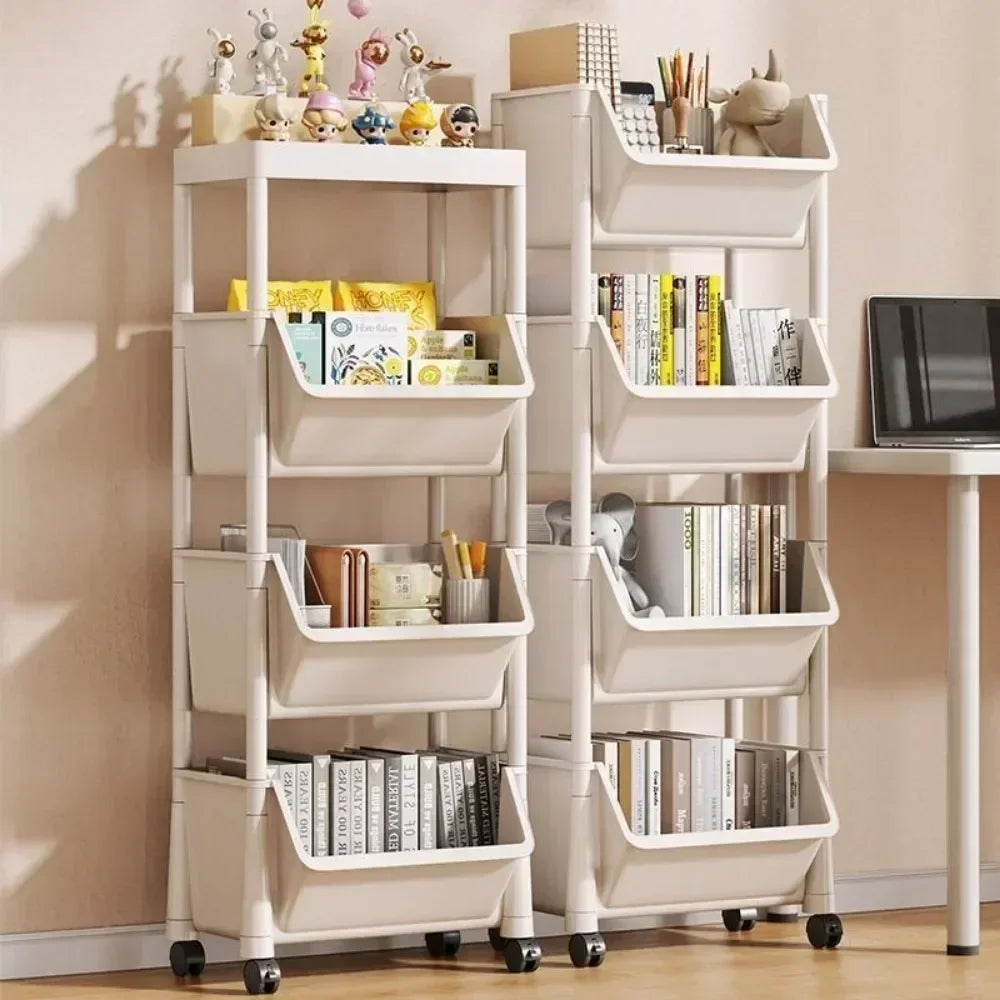 Trolley Bookshelf Storage