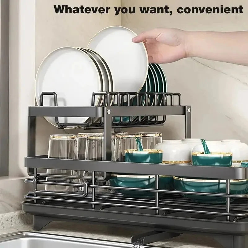 Dish Drying Rack Organizer