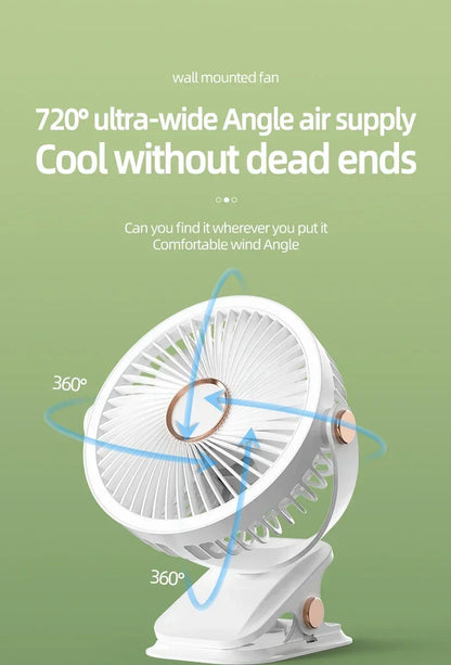 USB Rechargeable Table Fan