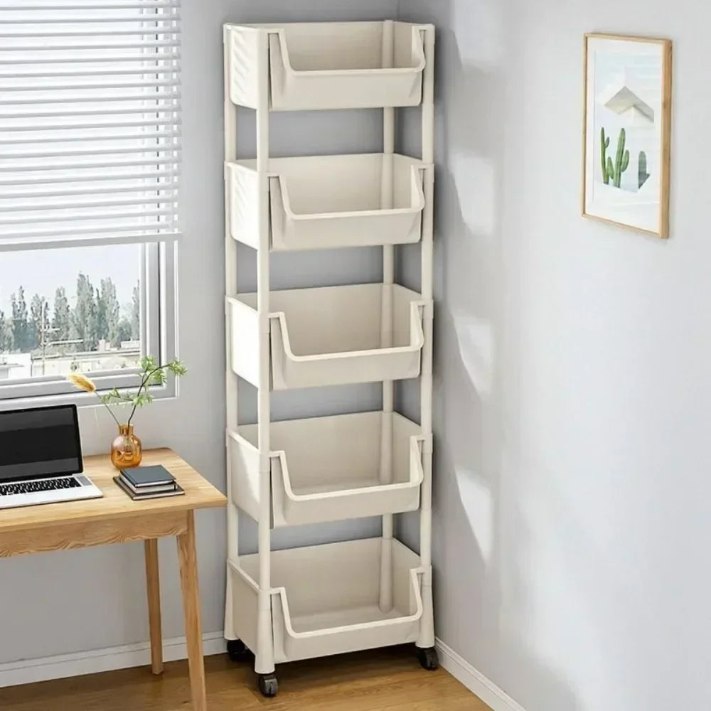 Trolley Bookshelf Storage