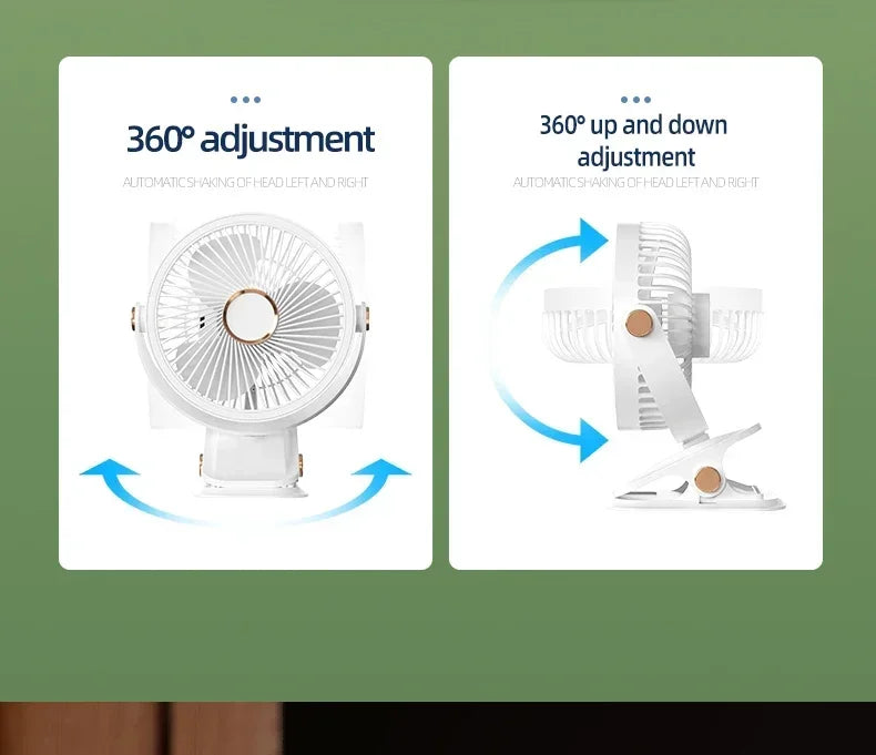 USB Rechargeable Table Fan