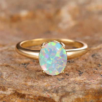 Opal Stone Ring For Women