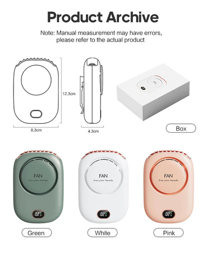 Hanging Neck Mini Cooling Fan