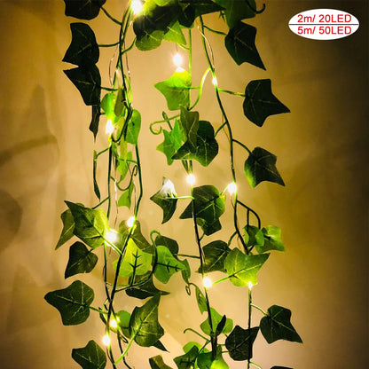 LED Maple Leaf Fairy Lights