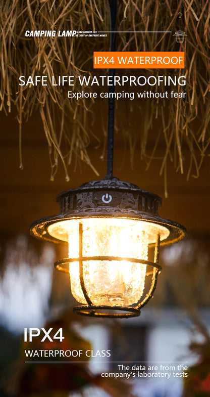 Retro Portable Camping Lantern