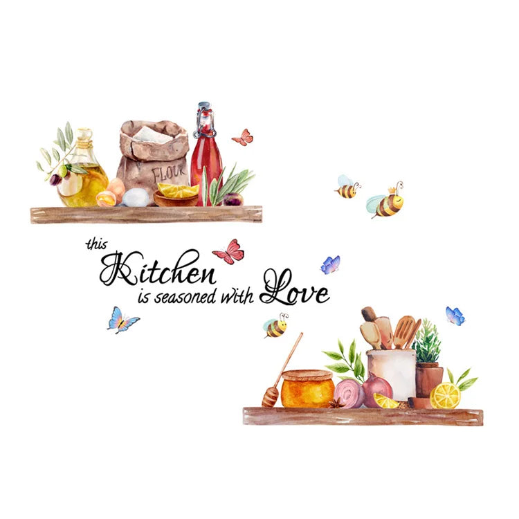 Butterflies Kitchen Wall Sticker