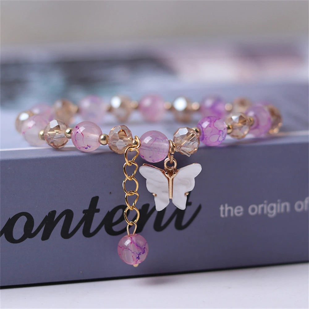 Butterfly Beaded Bracelet