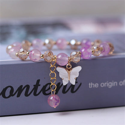 Butterfly Beaded Bracelet