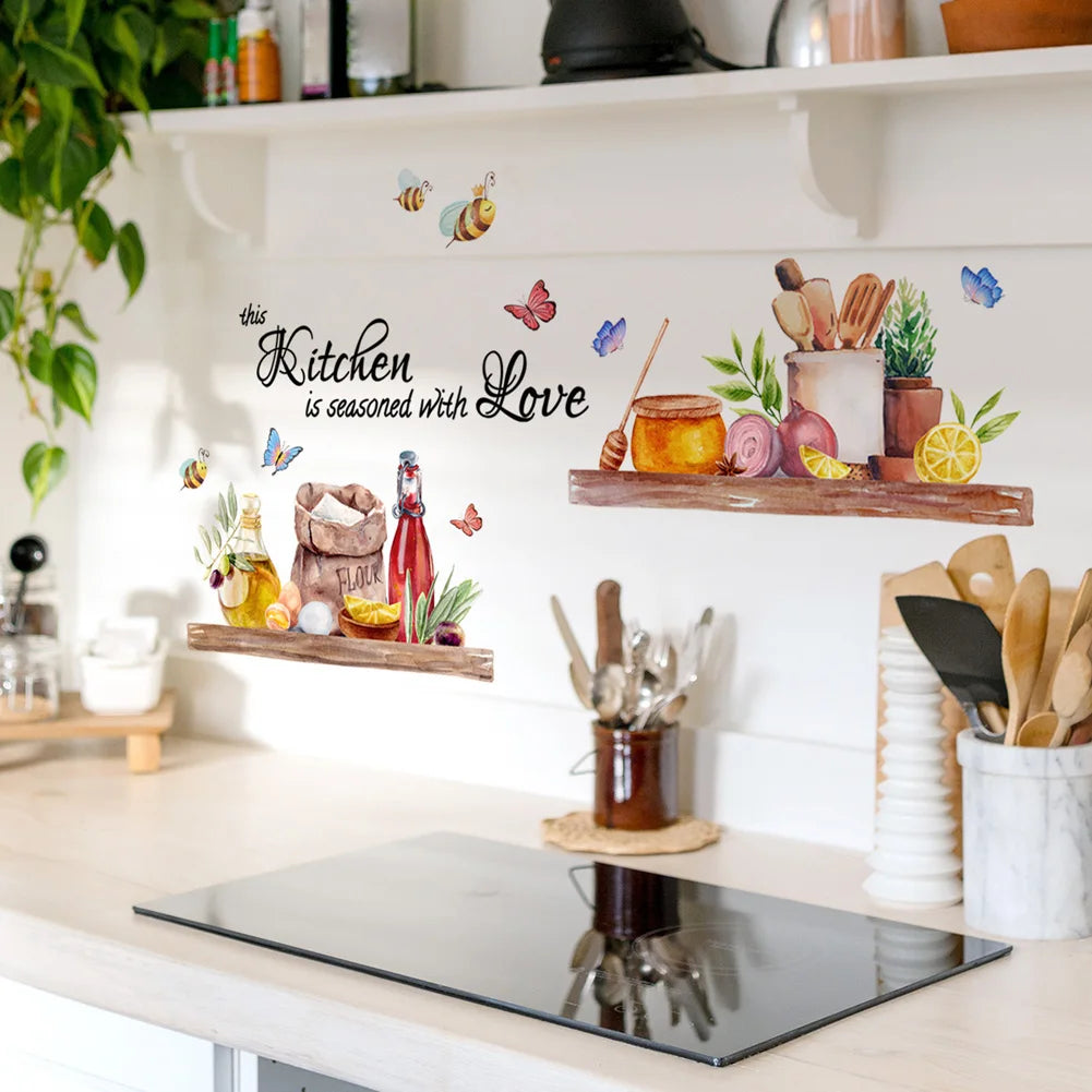 Butterflies Kitchen Wall Sticker