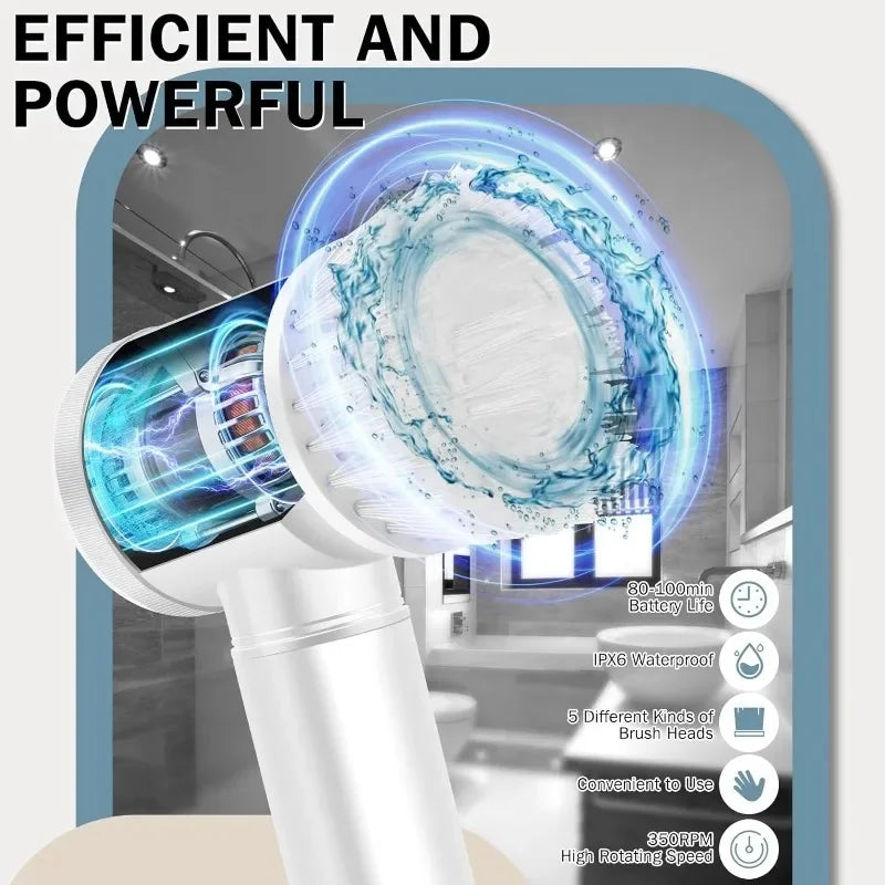 Electronic Bathroom Cleaning Brush