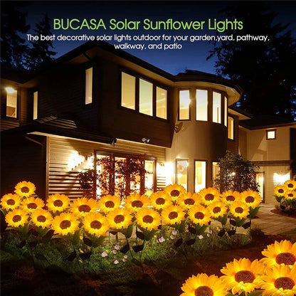 Solar Garden Sunflower Lights